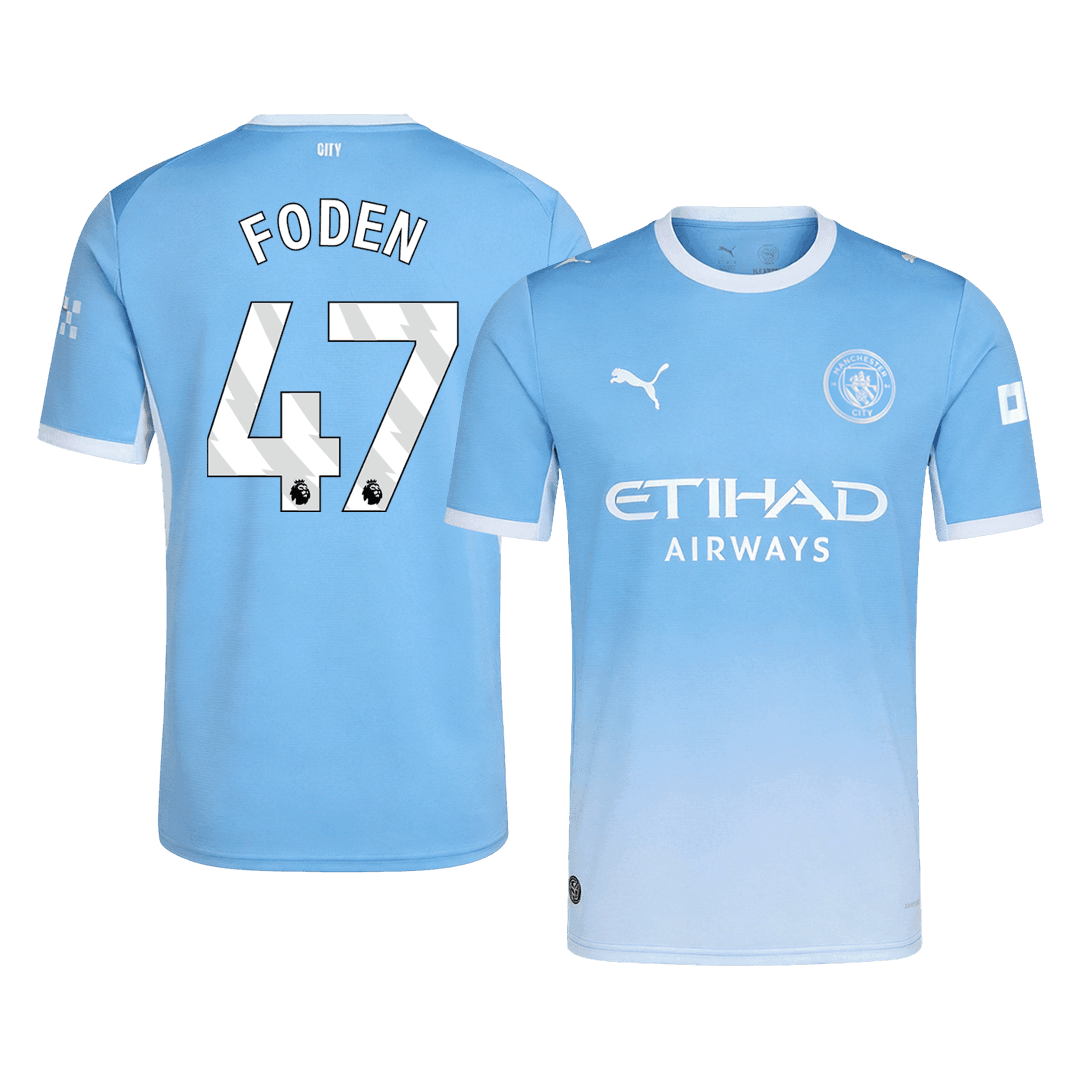 FODEN #47 Men's Manchester City 2026/27 Home Soccer Jersey