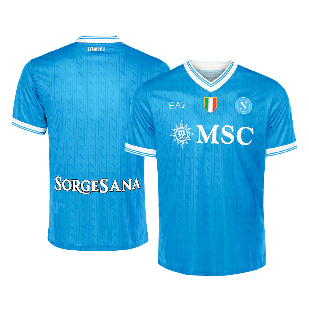 Men's Napoli 2025/26 Home Soccer Jersey