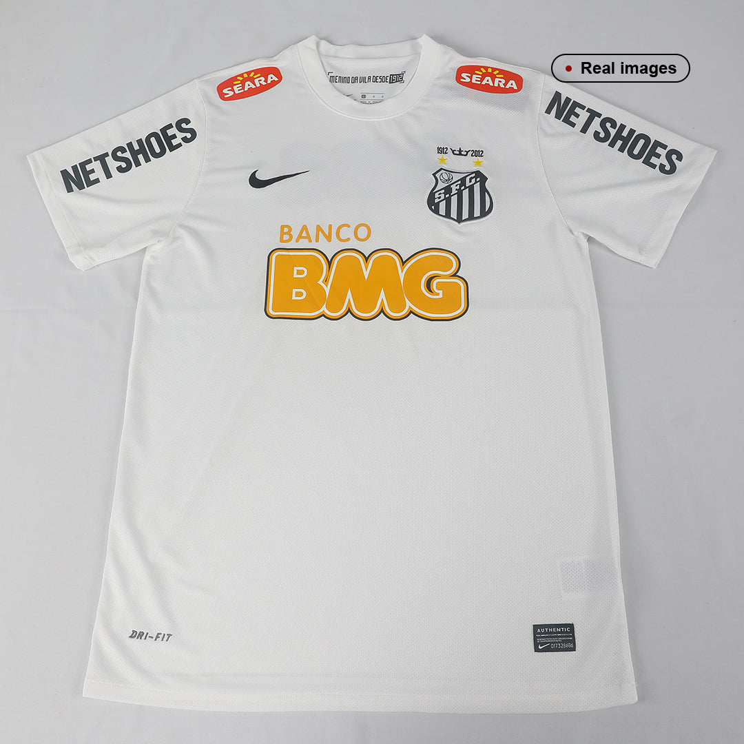 Retro Men's Santos FC 2011/12 Home Soccer Jersey