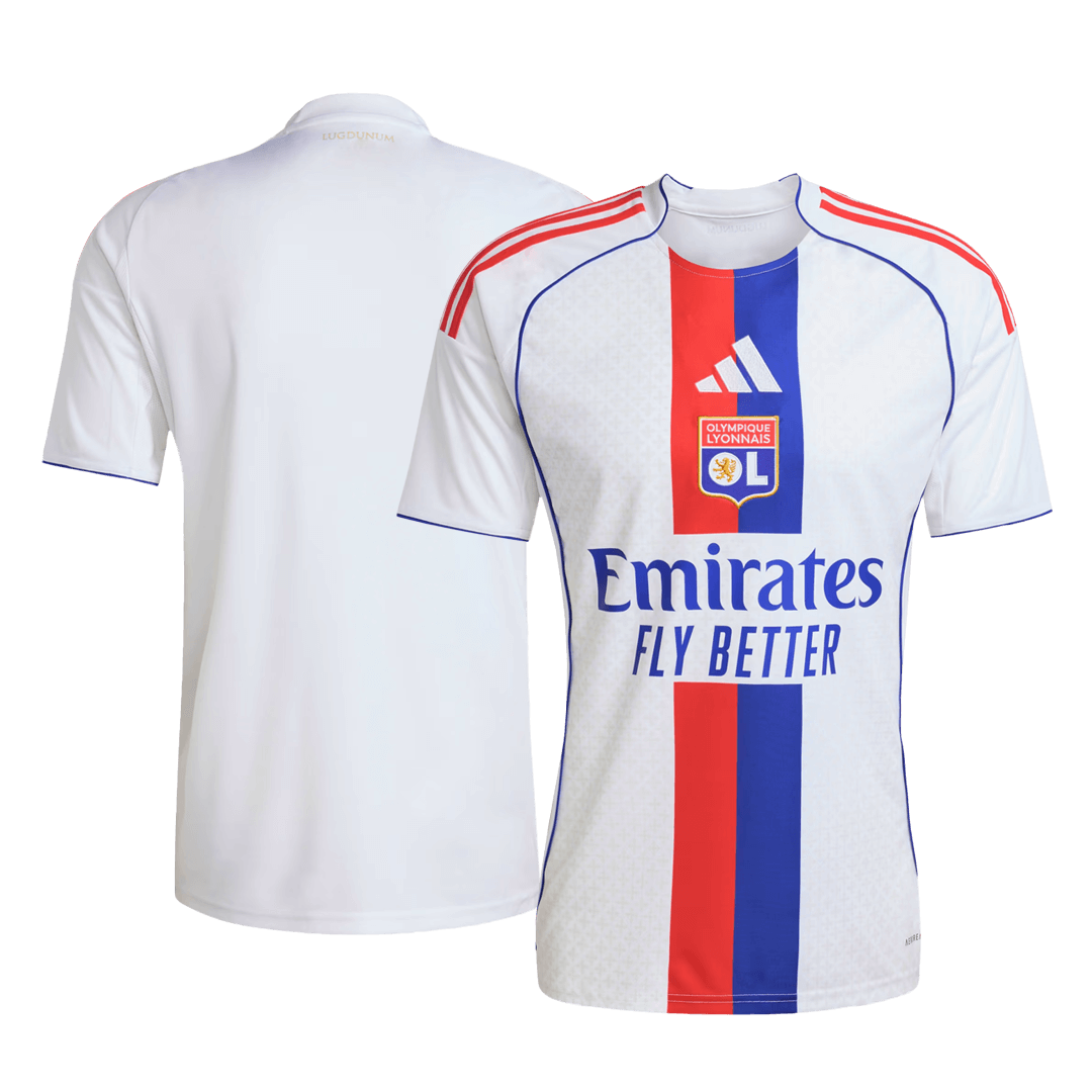 Men's Olympique Lyonnais 2025/26 Home Soccer Jersey