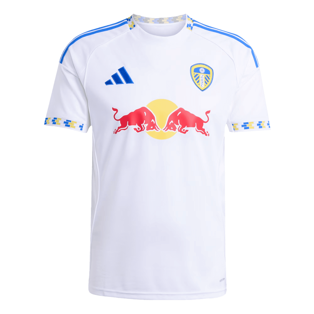 Men's Leeds United 2025/26 Home Soccer Jersey