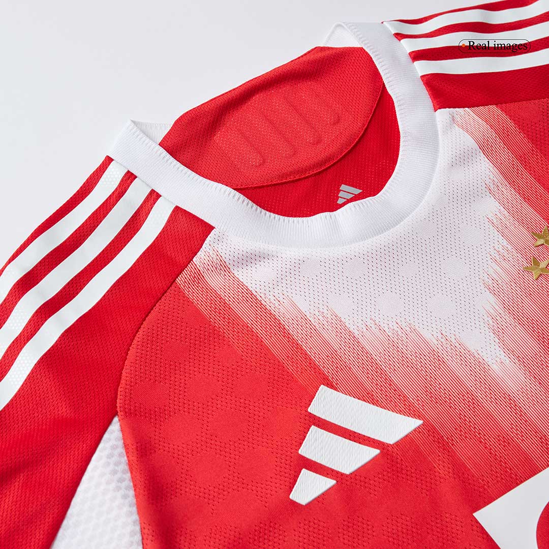 Men's Bayern Munich 2025/26 Player Version Home Soccer Jersey - Slim Fit