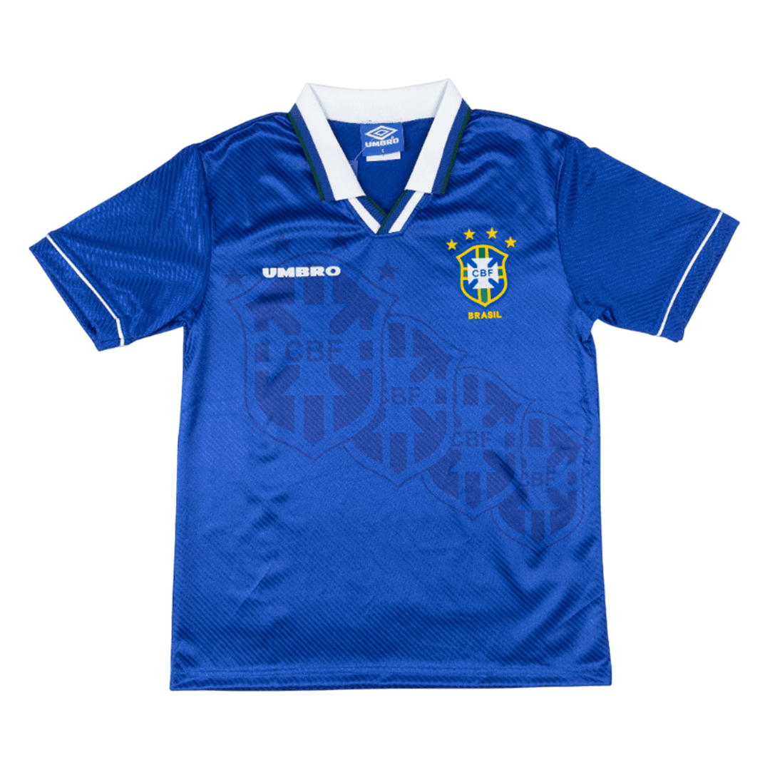 Retro Men's Brazil 94/96 Away Soccer Jersey