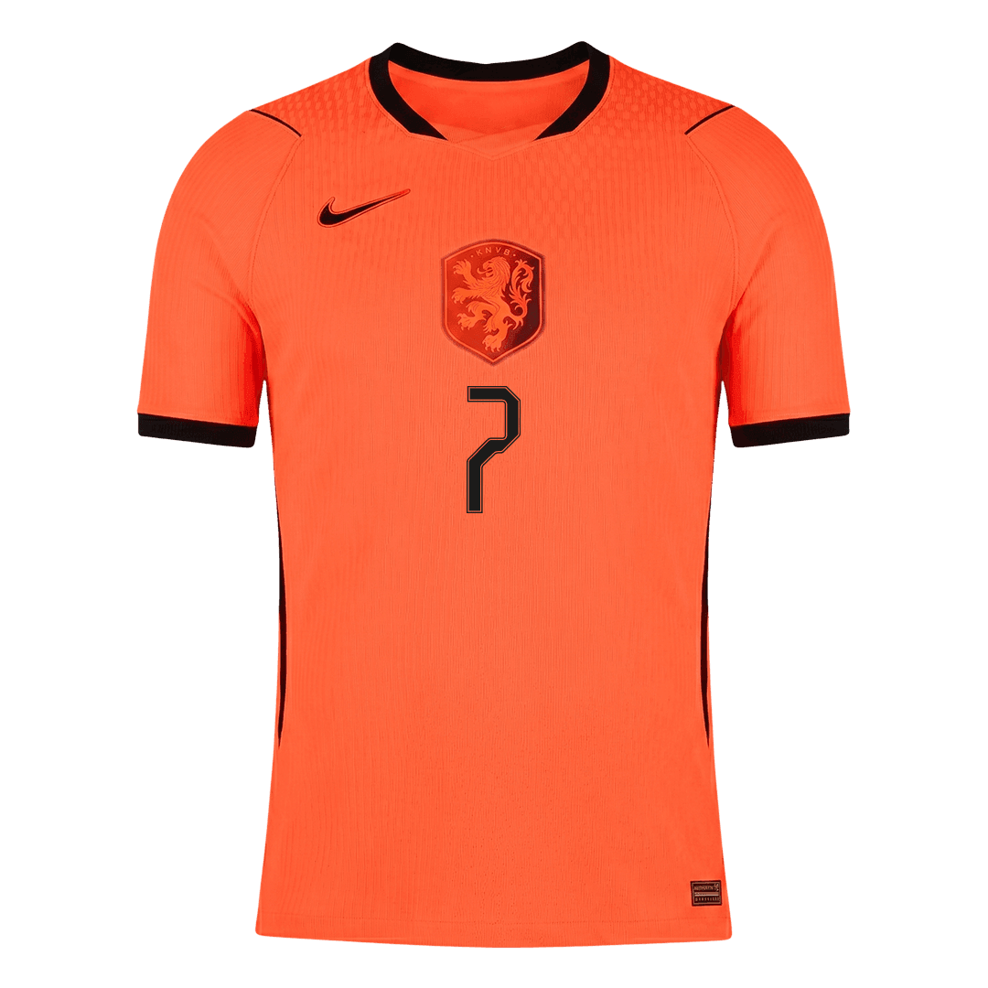XAVI #7 Men's Netherlands World Cup 2026 Player Version Home Soccer Jersey - Slim Fit