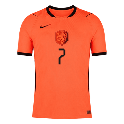 XAVI #7 Men's Netherlands World Cup 2026 Player Version Home Soccer Jersey - Slim Fit
