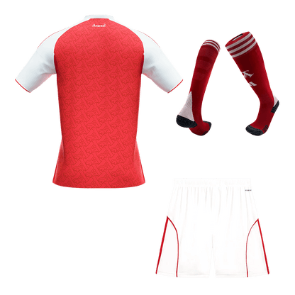 Men's Arsenal 2025/26 Home Soccer Jersey Full Kit [PREMIUM]
