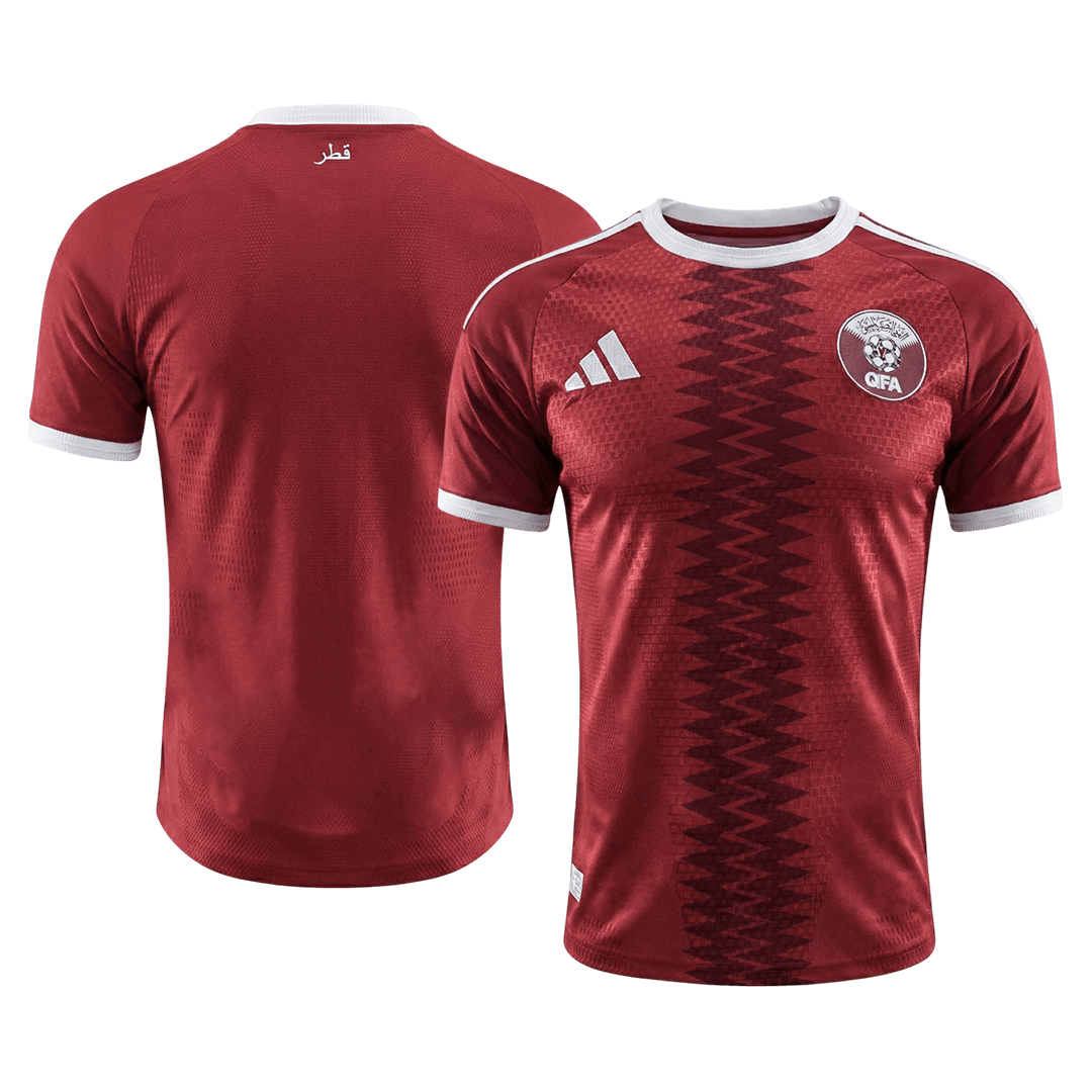 Men's Qatar World Cup 2026 Player Version Home Soccer Jersey - Slim Fit