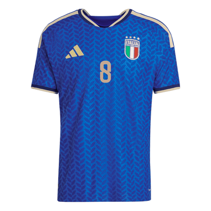 TONALI #8 Men's Italy World Cup 2026 Player Version Home Soccer Jersey - Slim Fit
