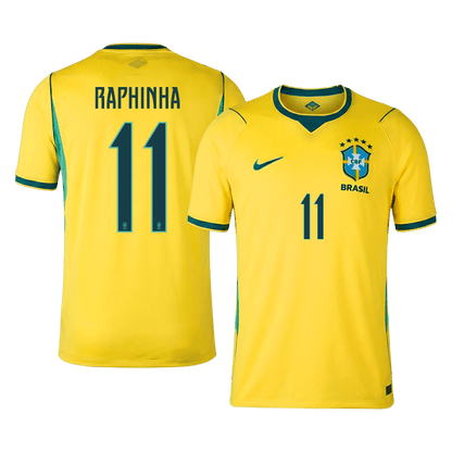 RAPHINHA #11 Men's Brazil World Cup 2026 Home Soccer Jersey [PREMIUM]