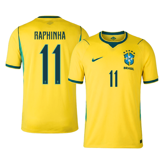 RAPHINHA #11 Men's Brazil World Cup 2026 Home Soccer Jersey [PREMIUM]