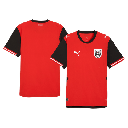 Men's Austria World Cup 2026 Player Version Home Soccer Jersey - Slim Fit