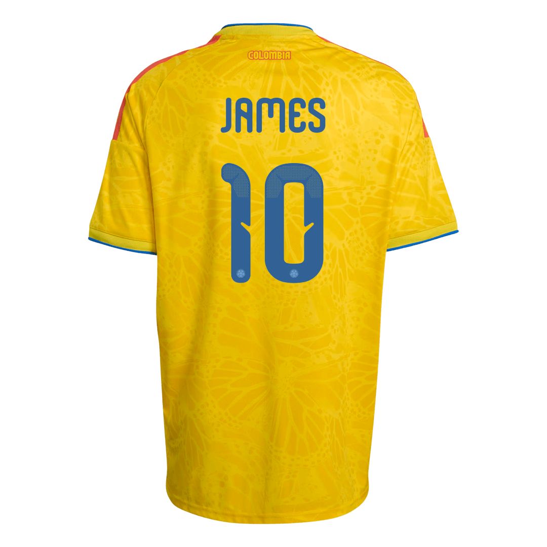 JAMES #10 Men's Colombia World Cup 2026 Home Soccer Jersey