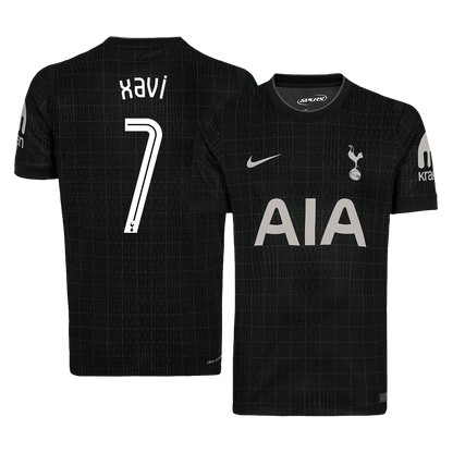 XAVI #7 Men's Tottenham Hotspur UCL 2025/26 Away Soccer Jersey