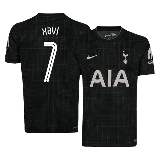 XAVI #7 Men's Tottenham Hotspur UCL 2025/26 Away Soccer Jersey