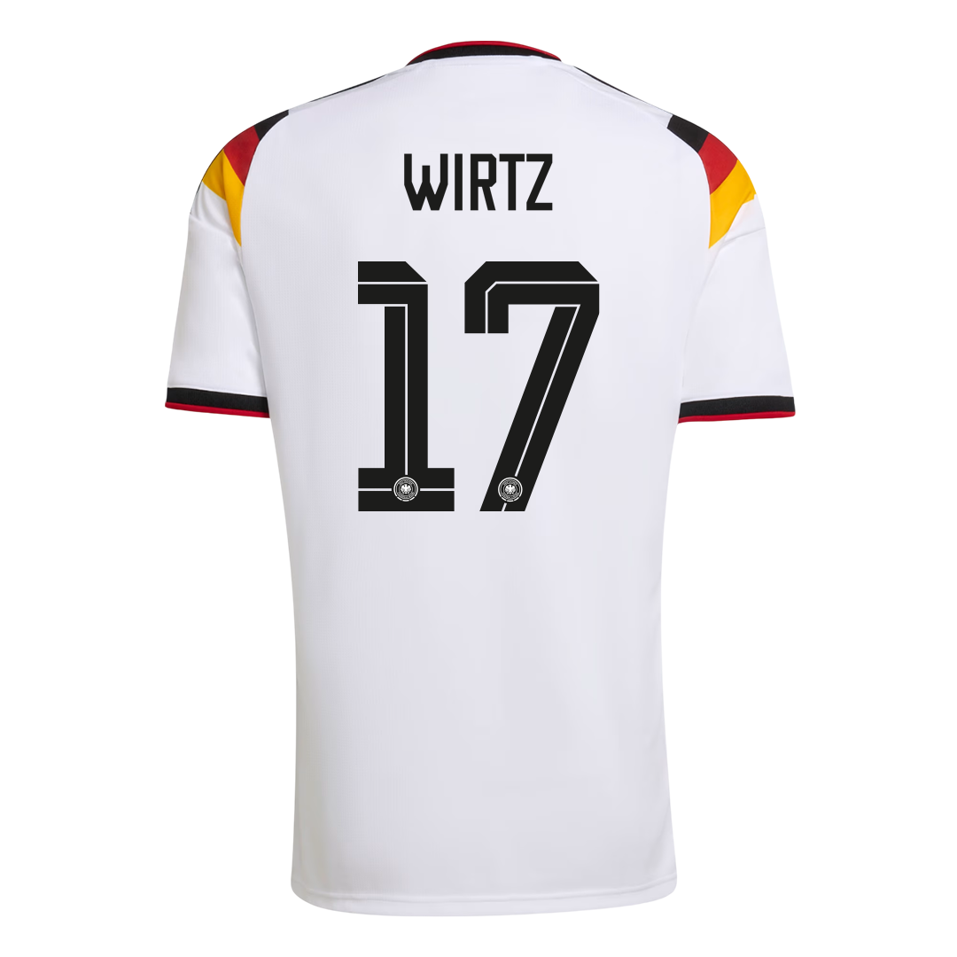 WIRTZ #17 Men's Germany World Cup 2026 Home Soccer Jersey