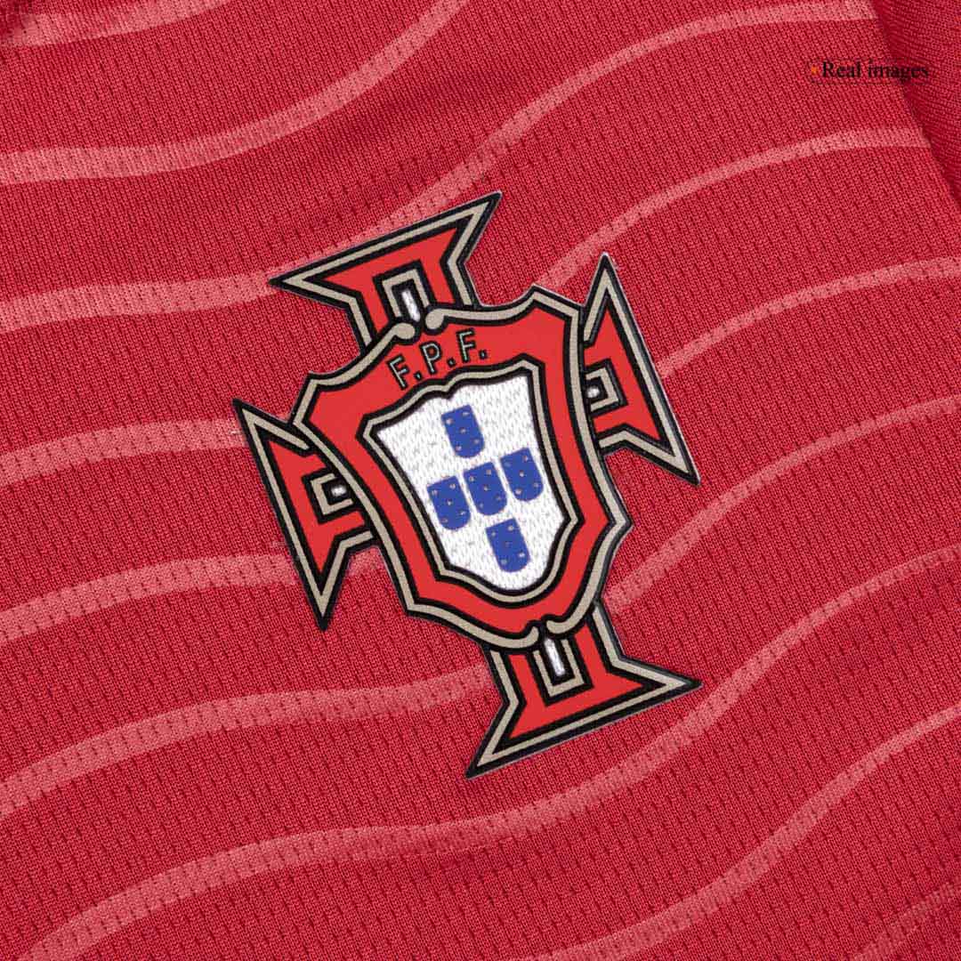 Kid's B. FERNANDES #8 Portugal World Cup 2026 Home Soccer Jersey Kit [PREMIUM]