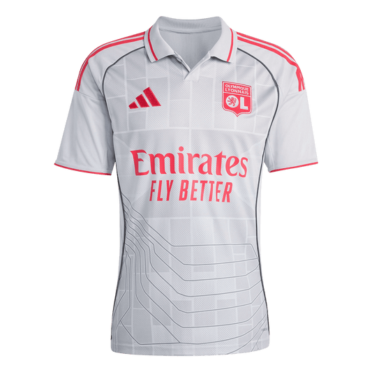 Men's Olympique Lyonnais 2025/26 Third Away Soccer Jersey