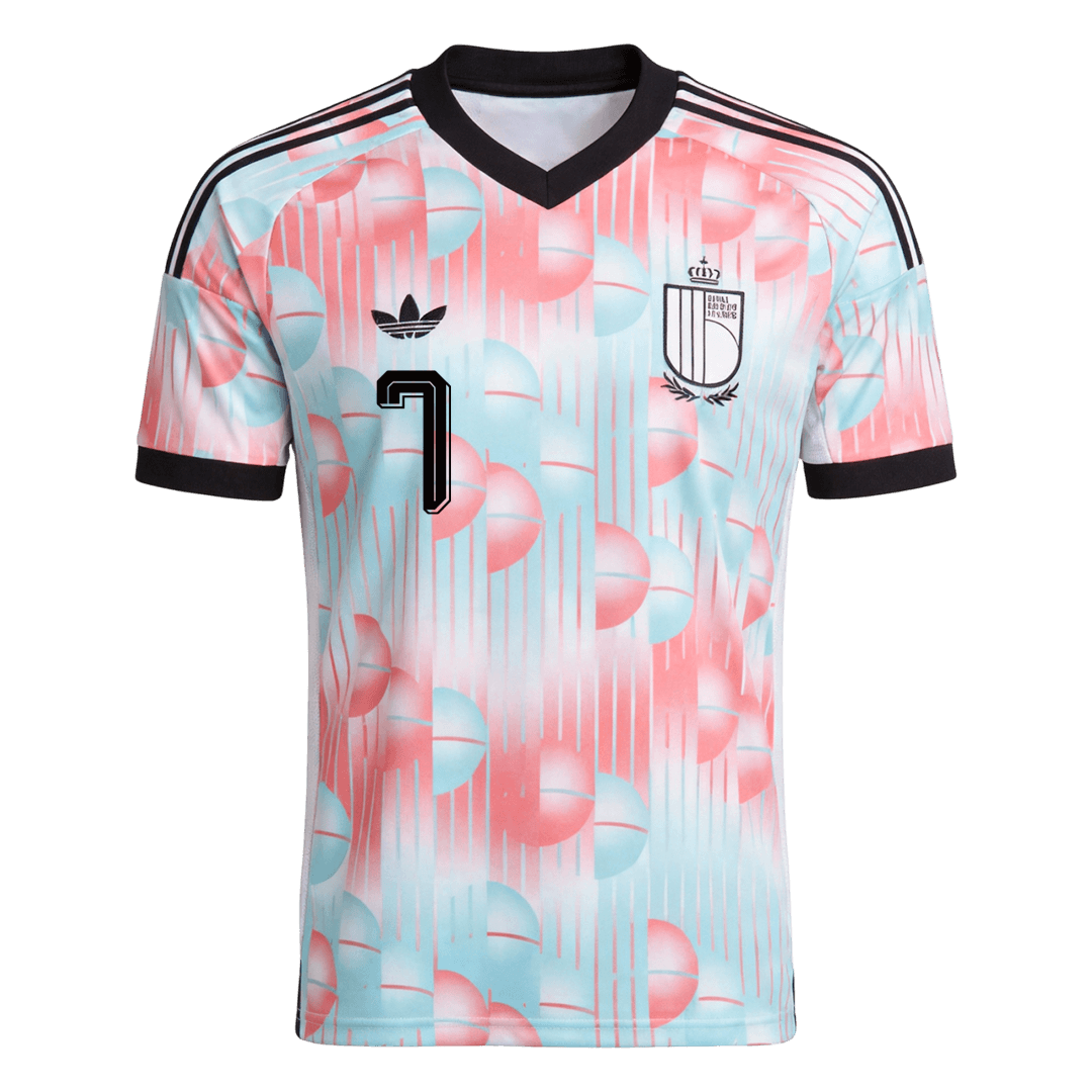 DE BRUYNE #7 Men's Belgium World Cup 2026 Away Soccer Jersey