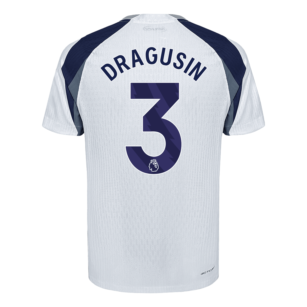 DRAGUSIN #3 Men's Tottenham Hotspur 2025/26 Player Version Home Soccer Jersey - Slim Fit