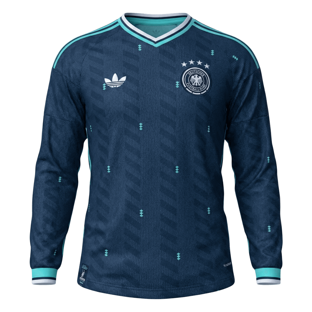 Men's Germany World Cup 2026 Away Long Sleeve Soccer Jersey