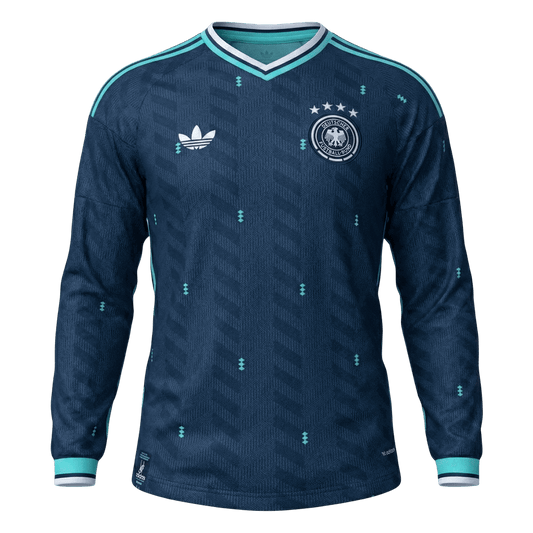 Men's Germany World Cup 2026 Away Long Sleeve Soccer Jersey