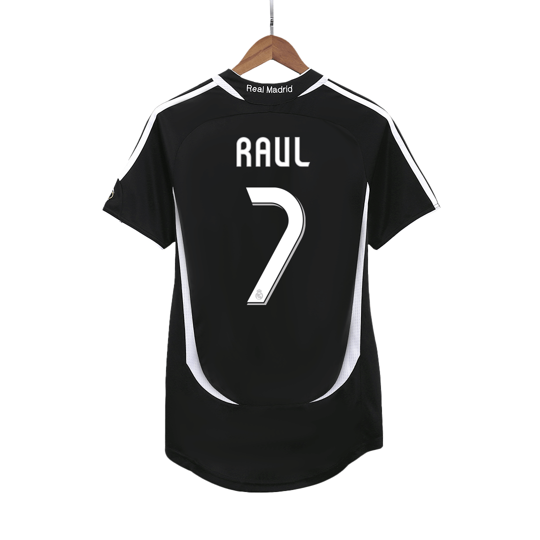 Retro RAUL #7 Men's Real Madrid 2006/07 Away Soccer Jersey
