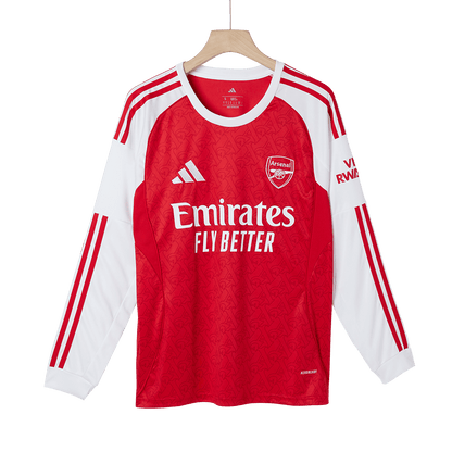 Men's Arsenal 2025/26 Home Long Sleeve Soccer Jersey