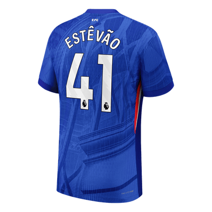 ESTÊVÃO #41 Men's Chelsea 2025/26 Player Version Home Soccer Jersey - Slim Fit