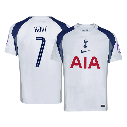 XAVI #7 Men's Tottenham Hotspur UCL 2025/26 Home Soccer Jersey
