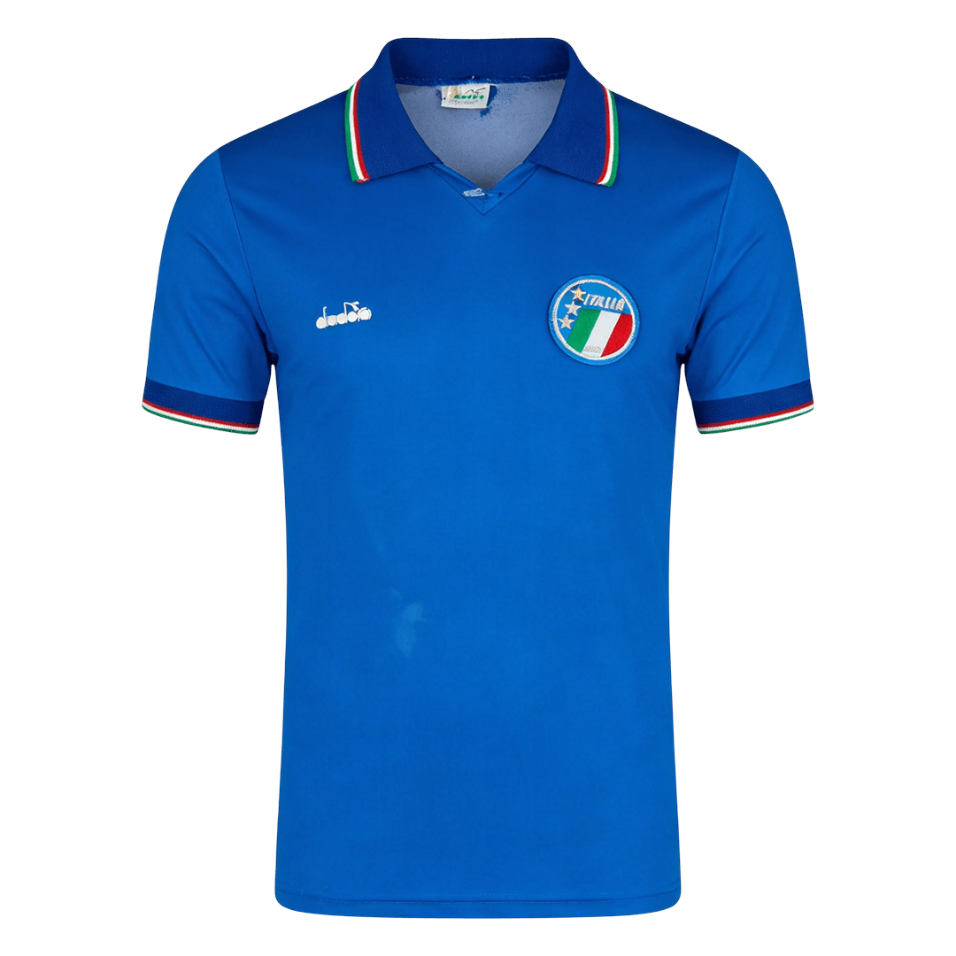 Retro Men's Italy 1990 Home Soccer Jersey