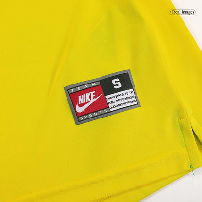 Retro Men's Brazil 1998 Home Soccer Jersey