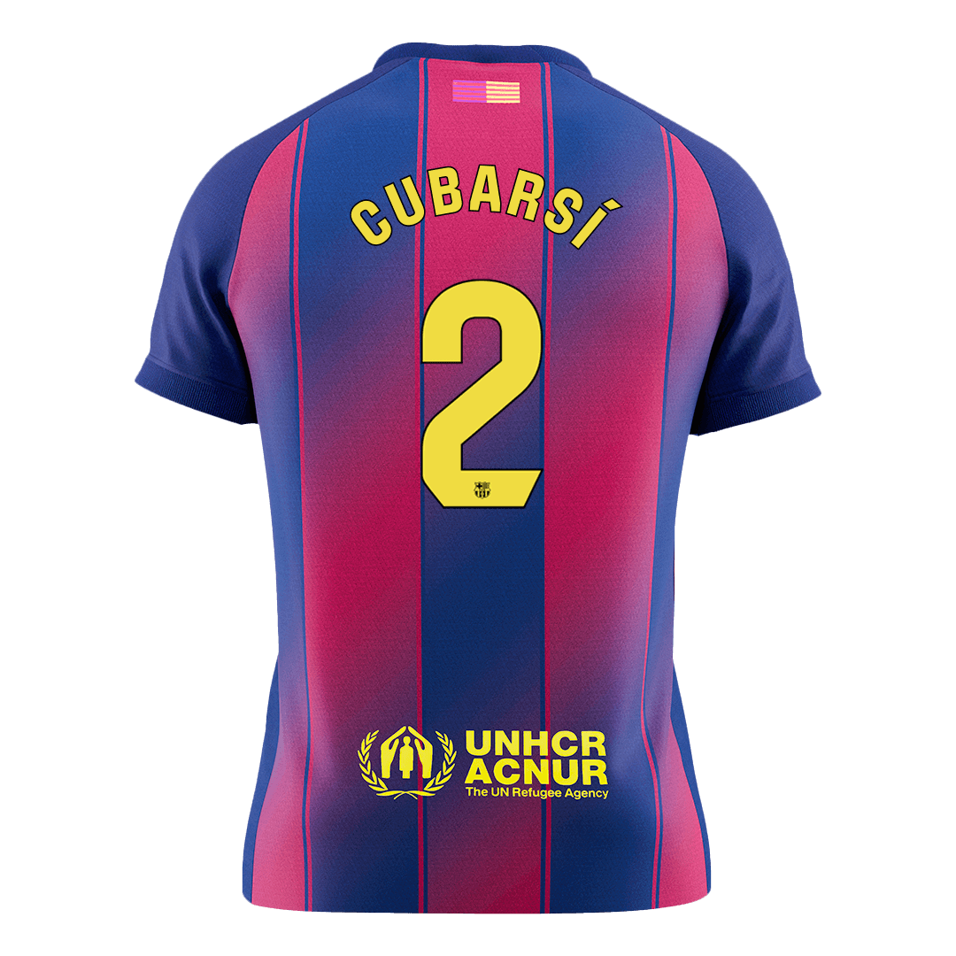 CUBARSÍ #2 Men's Barcelona 2025/26 Home Soccer Jersey [PREMIUM]