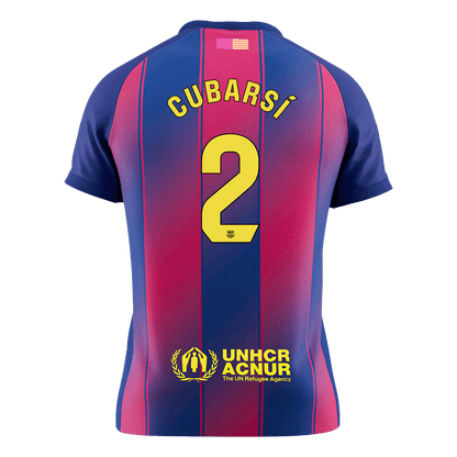 CUBARSÍ #2 Men's Barcelona 2025/26 Home Soccer Jersey [PREMIUM]