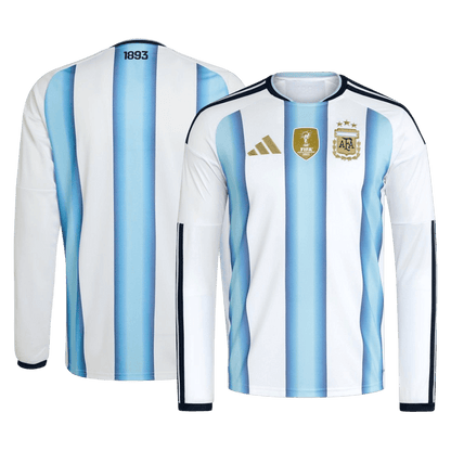 Men's Argentina World Cup 2026 Home Long Sleeve Soccer Jersey