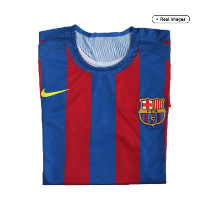 Retro Men's Barcelona UCL 2005/06 Home Soccer Jersey