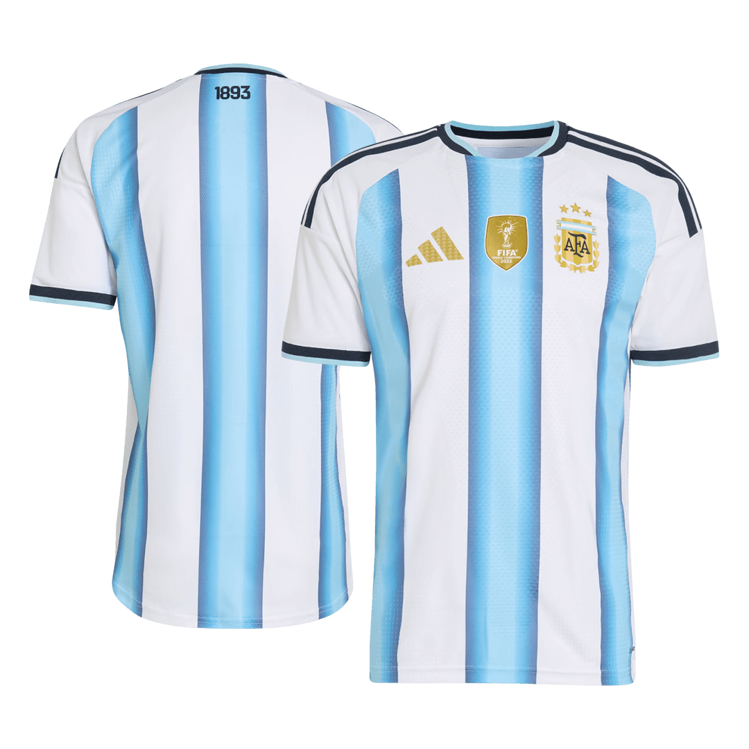 Men's Argentina World Cup 2026 Player Version Home Soccer Jersey - Slim Fit