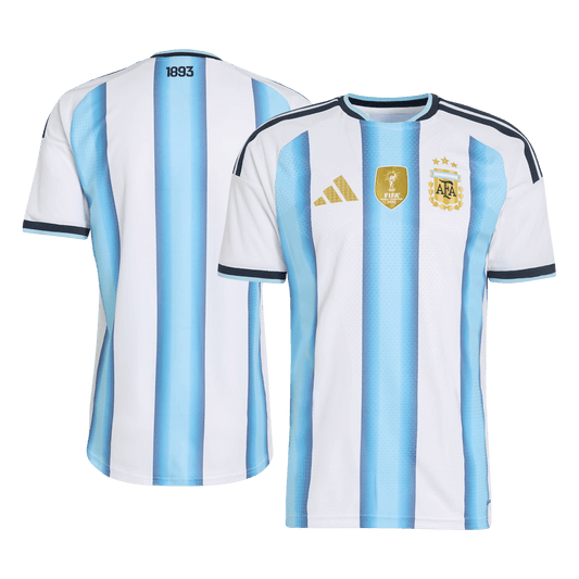 Men's Argentina World Cup 2026 Player Version Home Soccer Jersey - Slim Fit
