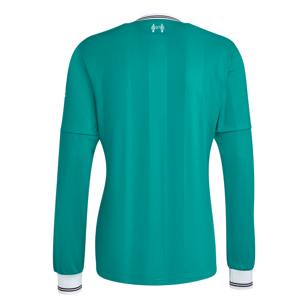 Men's Liverpool 2025/26 Third Away Long Sleeve Soccer Jersey