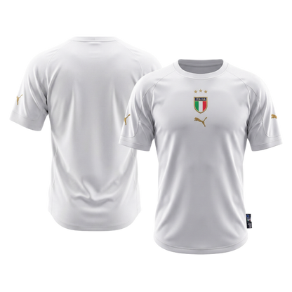 Retro Men's Italy 2004 Away Soccer Jersey