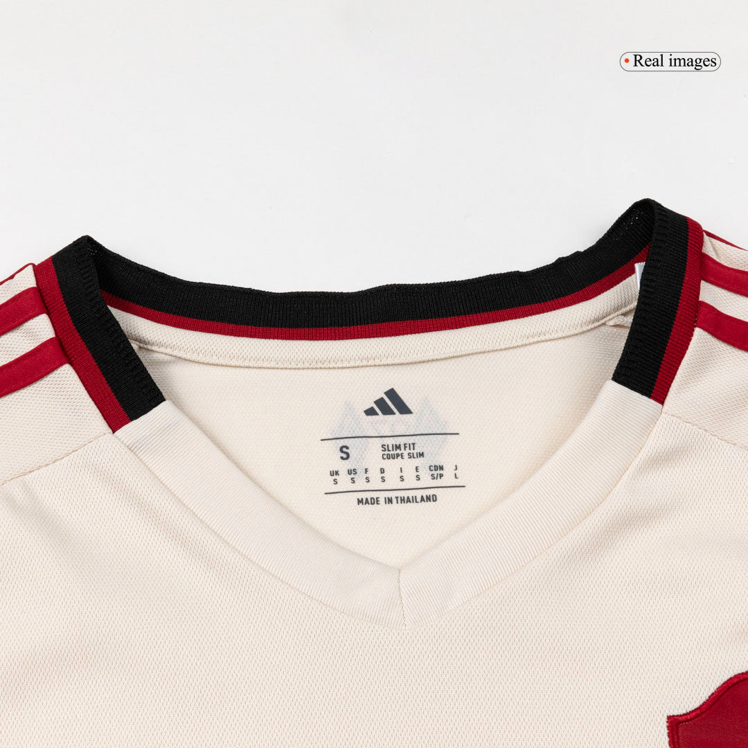 Men's Liverpool 2025/26 Away Long Sleeve Soccer Jersey