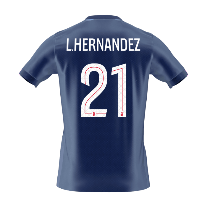 L.HERNANDEZ #21 Men's PSG 2025/26 Home Soccer Jersey [PREMIUM]