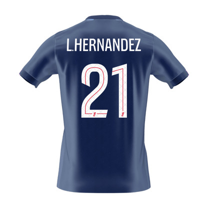 L.HERNANDEZ #21 Men's PSG 2025/26 Home Soccer Jersey [PREMIUM]