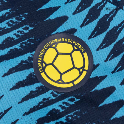 Men's Colombia World Cup 2026 Player Version Away Soccer Jersey - Slim Fit