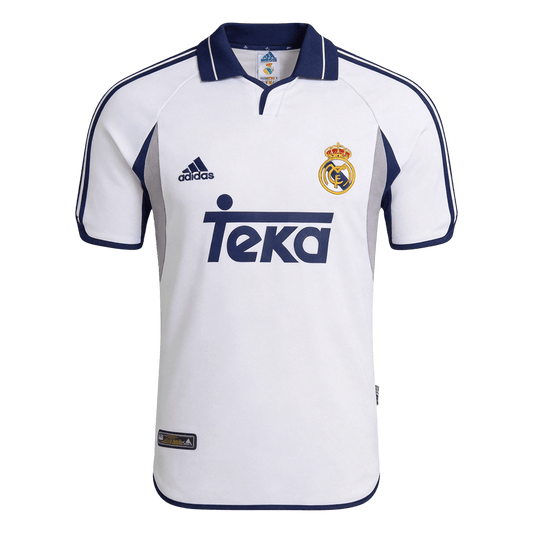 Retro Men's Real Madrid 2000/01 Home Soccer Jersey