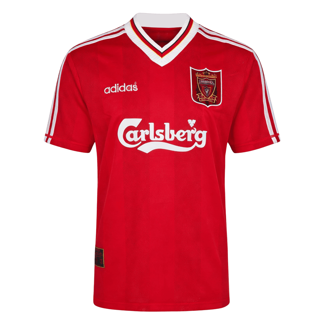 Retro Men's Liverpool 1995/96 Home Soccer Jersey