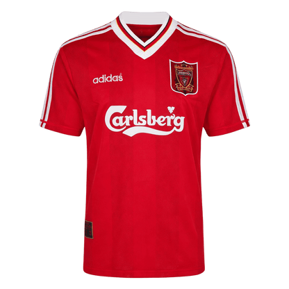 Retro Men's Liverpool 1995/96 Home Soccer Jersey
