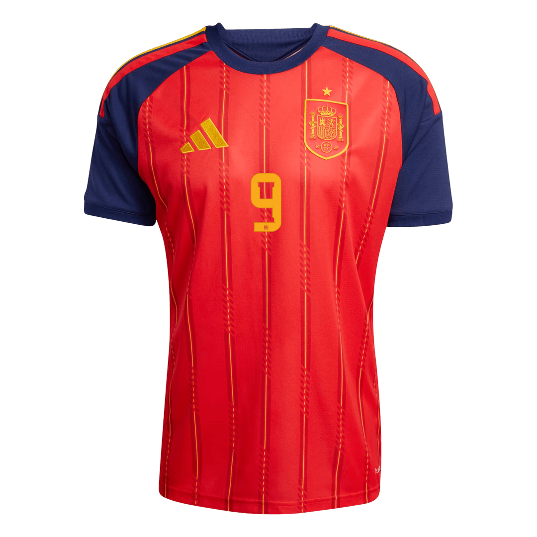 GAVI #9 Men's Spain World Cup 2026 Home Soccer Jersey [PREMIUM]