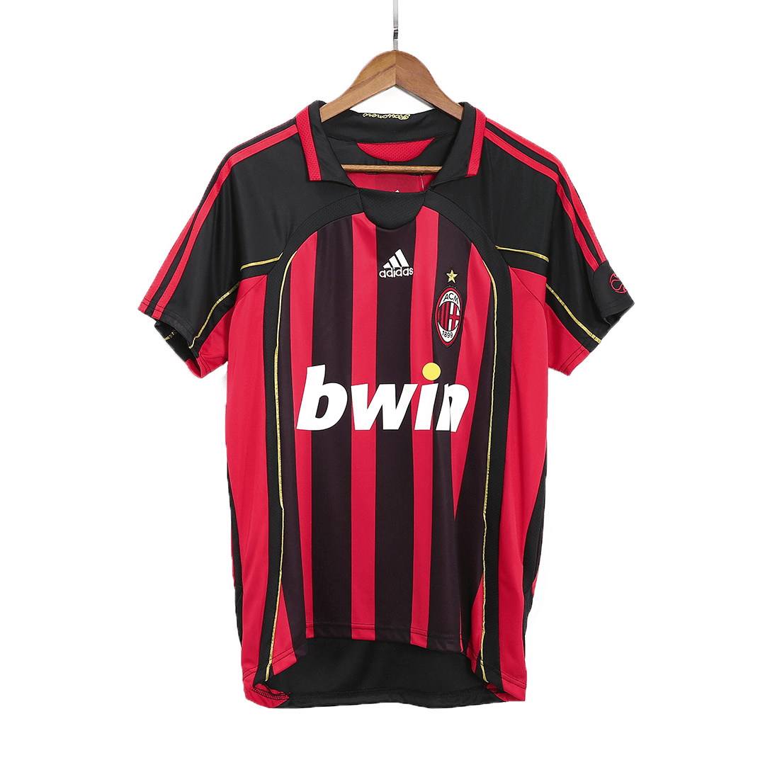 Retro Men's AC Milan 2006/07 Home Soccer Jersey