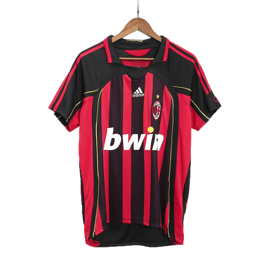 Retro Men's AC Milan 2006/07 Home Soccer Jersey