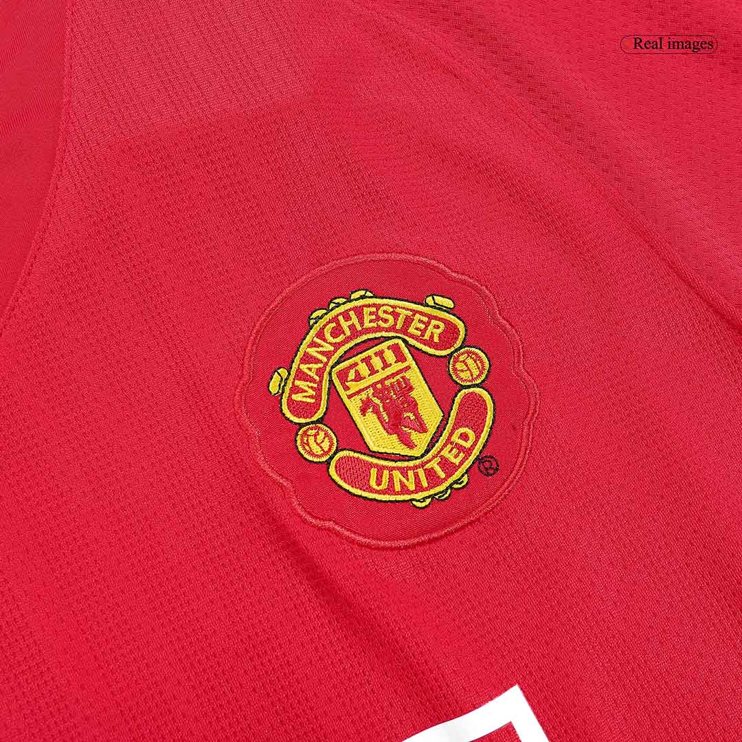Retro RONALDO #7 Men's Manchester United 2007/08 Home Long Sleeve Soccer Jersey
